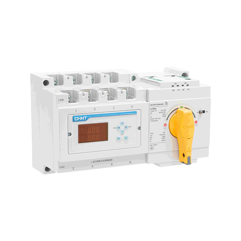NZ1HP-250H 4B 自动转换开关电器侧俯图